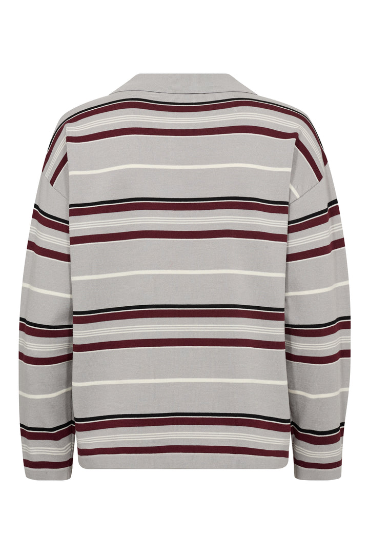 A-View Polo Long Sleeve Stripe