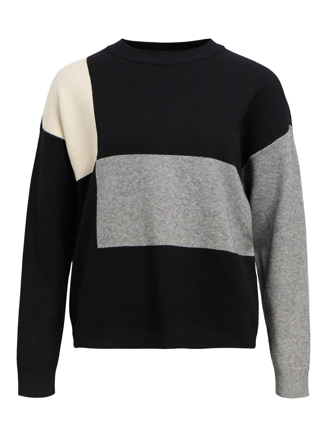 OB RAY LO L/S KNIT PULLOVER AOP