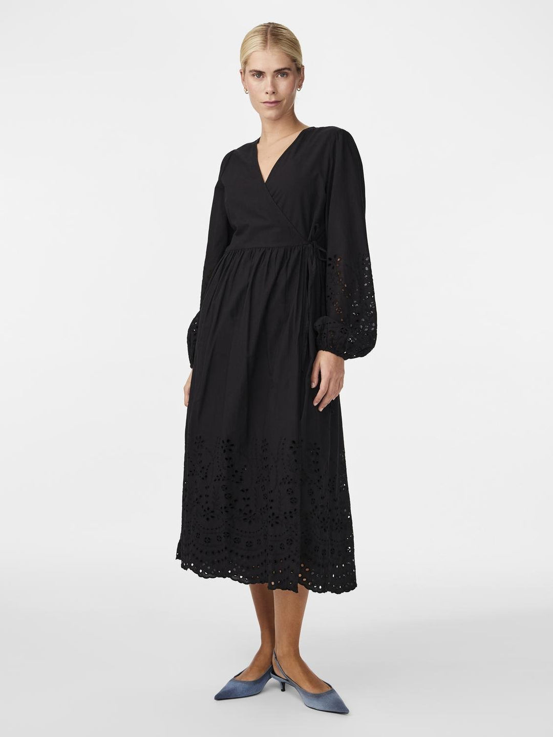YAS Luma Long Wrap Dress