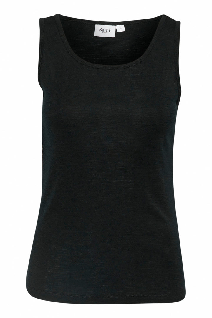 ST Garima Wool tank top Black