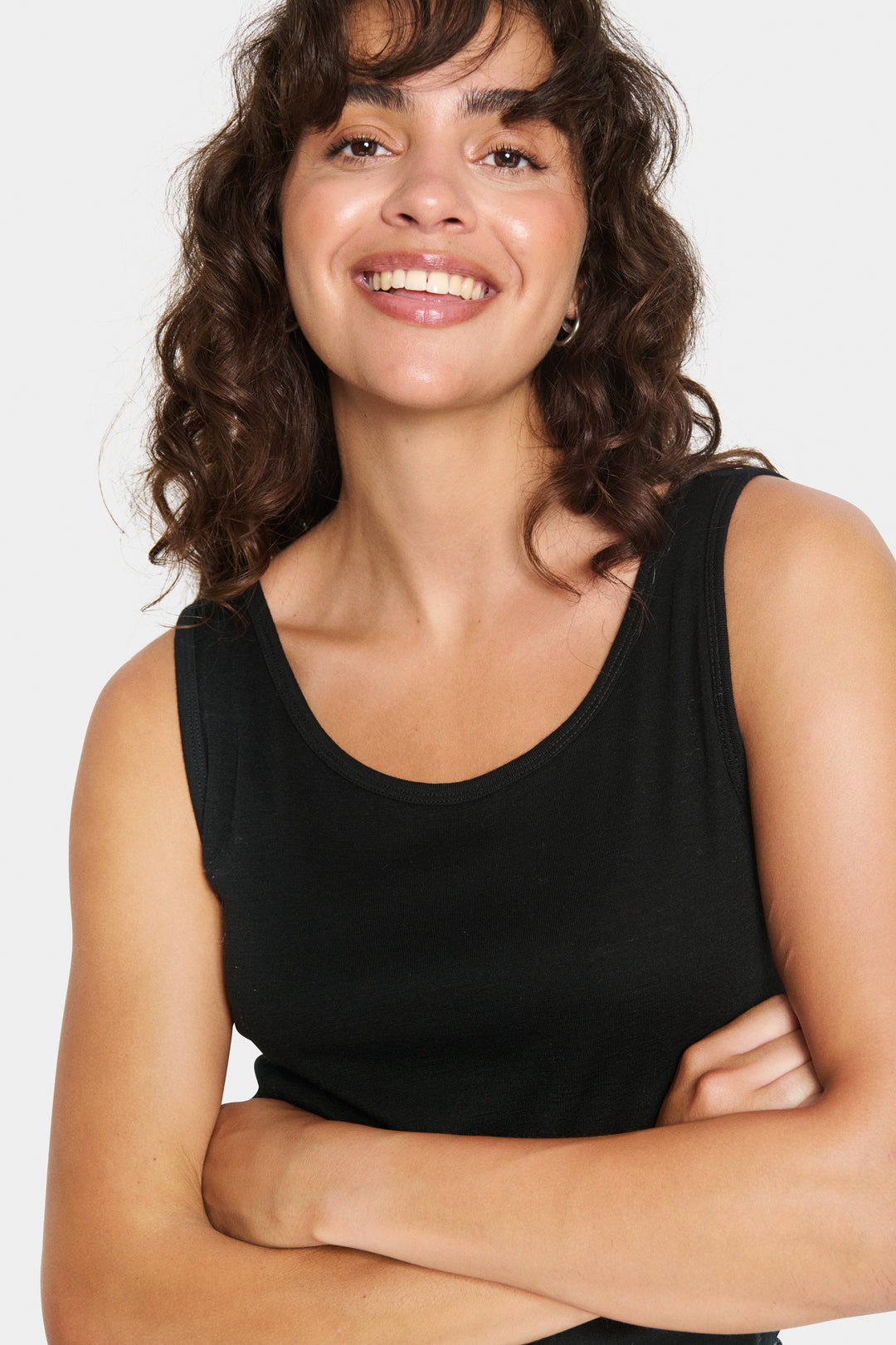 ST Garima Wool tank top Black