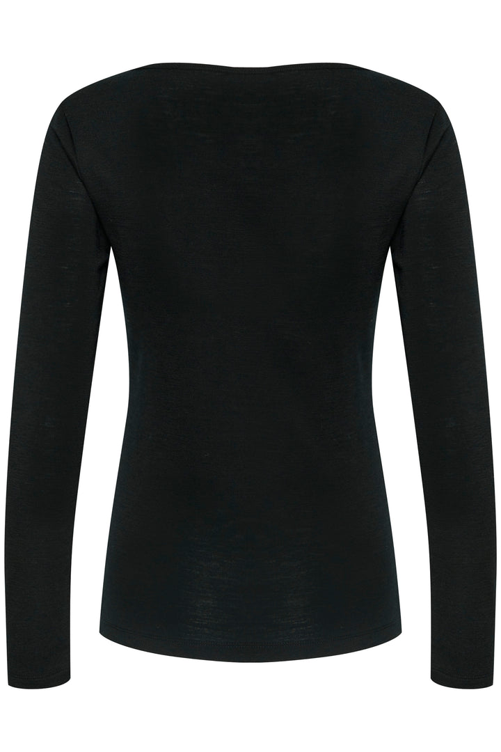 ST Garima Wool blouse Black