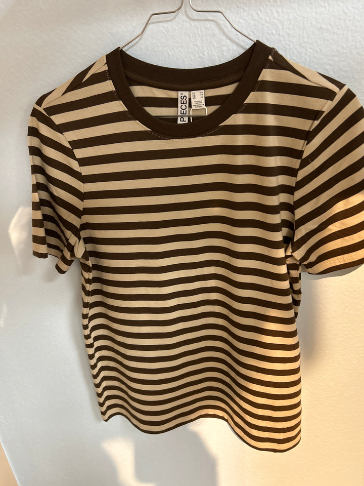 PC RIA SS TEE MULTICOL STRIPES NOOS