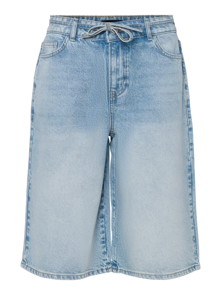PC Selma MW Wide Denim Shorts