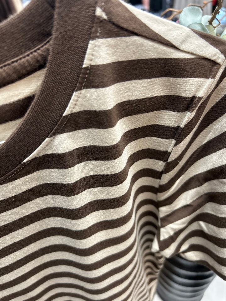 PC RIA SS TEE MULTICOL STRIPES NOOS