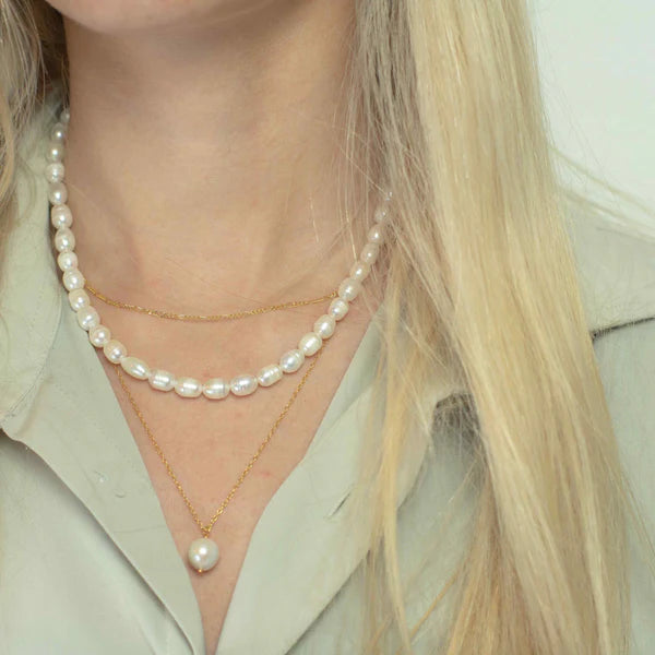 SMYKISH Simple Pearl Necklace