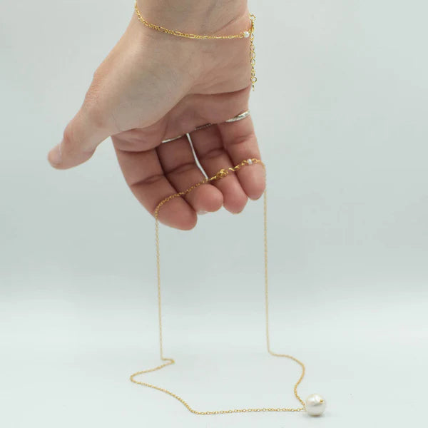 SMYKISH Simple Pearl Necklace