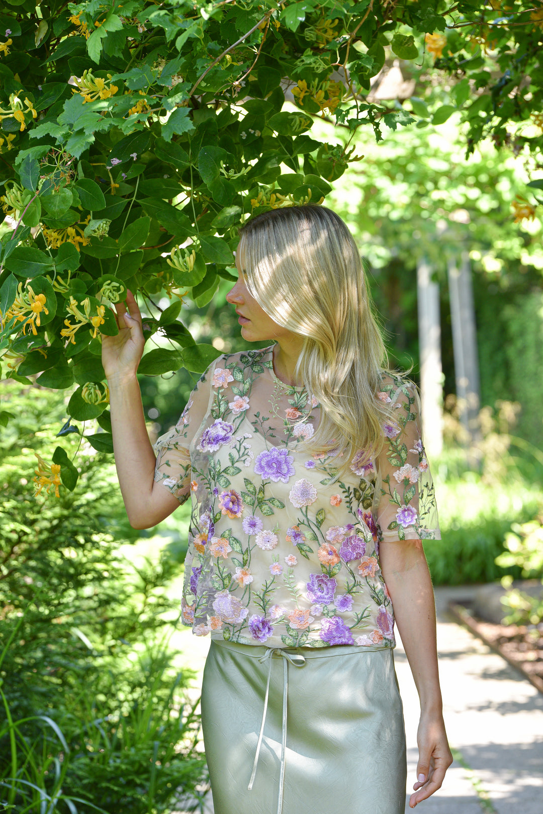 A-View Fuschia Blouse