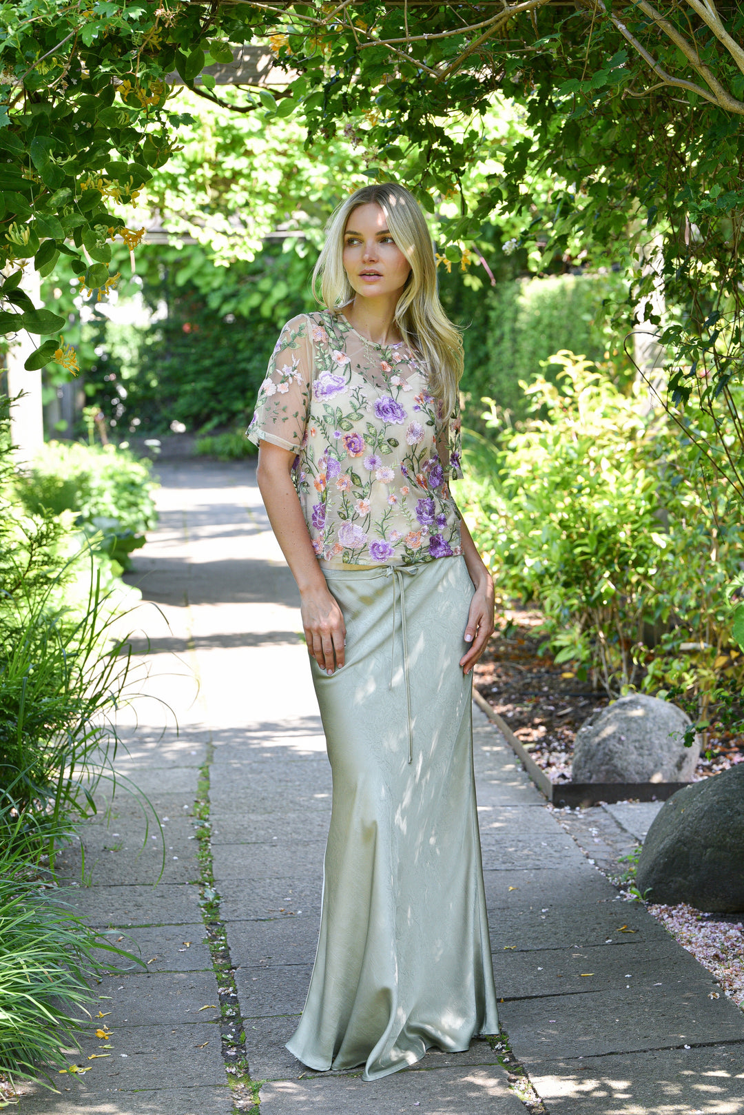 A-View Fuschia Blouse