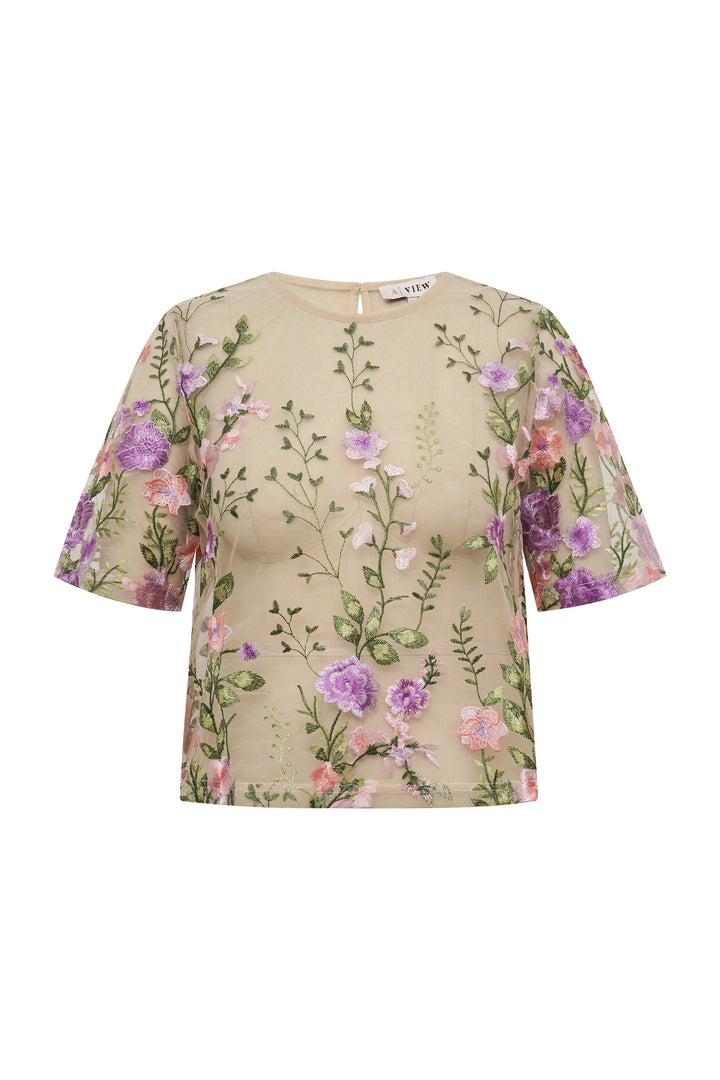 A-View Fuschia Blouse