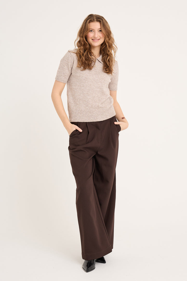 A-View Rena Polo Knit Blouse