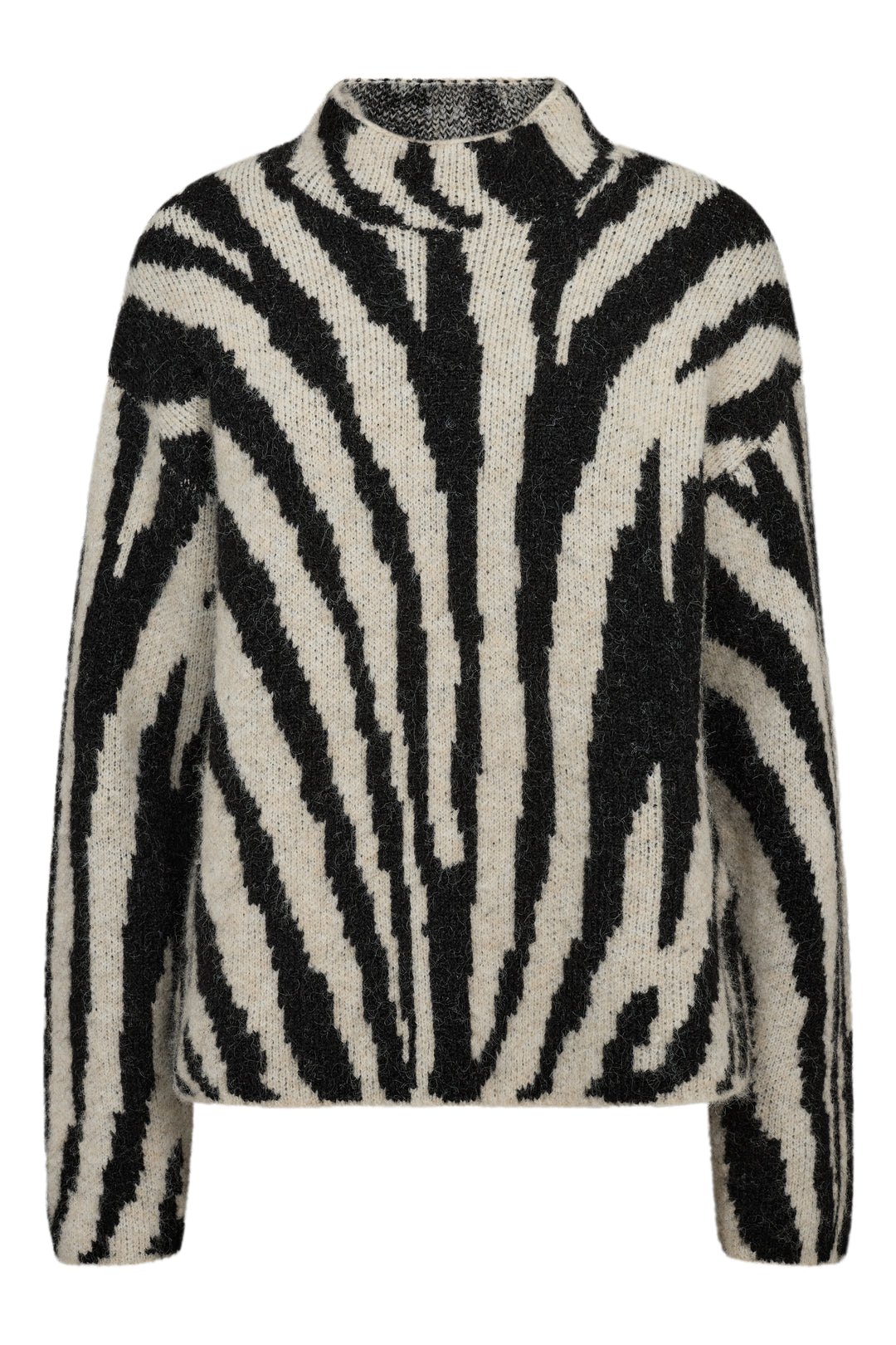 AVIEW Zebra knit pullover
