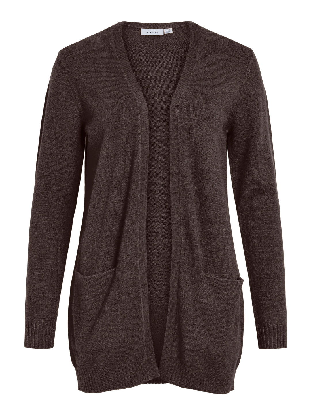 VI RIL OPEN L/S KNIT CARDIGAN