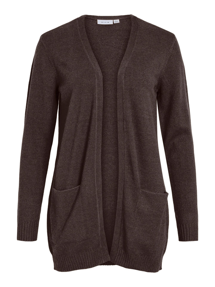 VI RIL OPEN L/S KNIT CARDIGAN