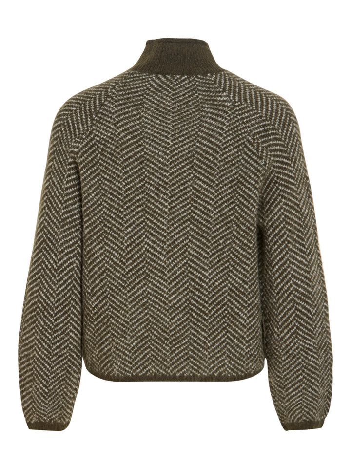 VI LORY HIGH NECK L/S KNIT TOP