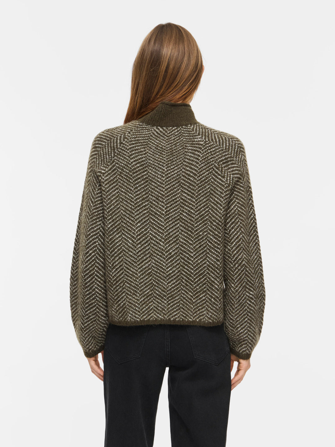 VI LORY HIGH NECK L/S KNIT TOP