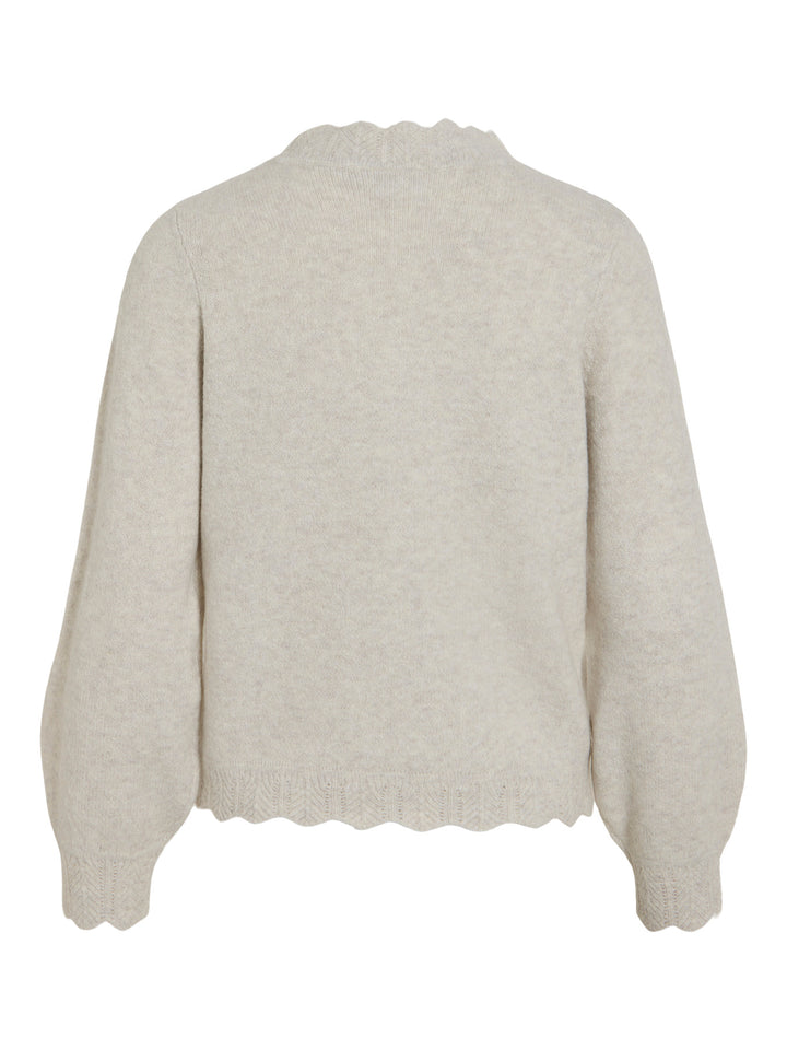 VI NIKOLINA O-NECK L/S KNIT TOP