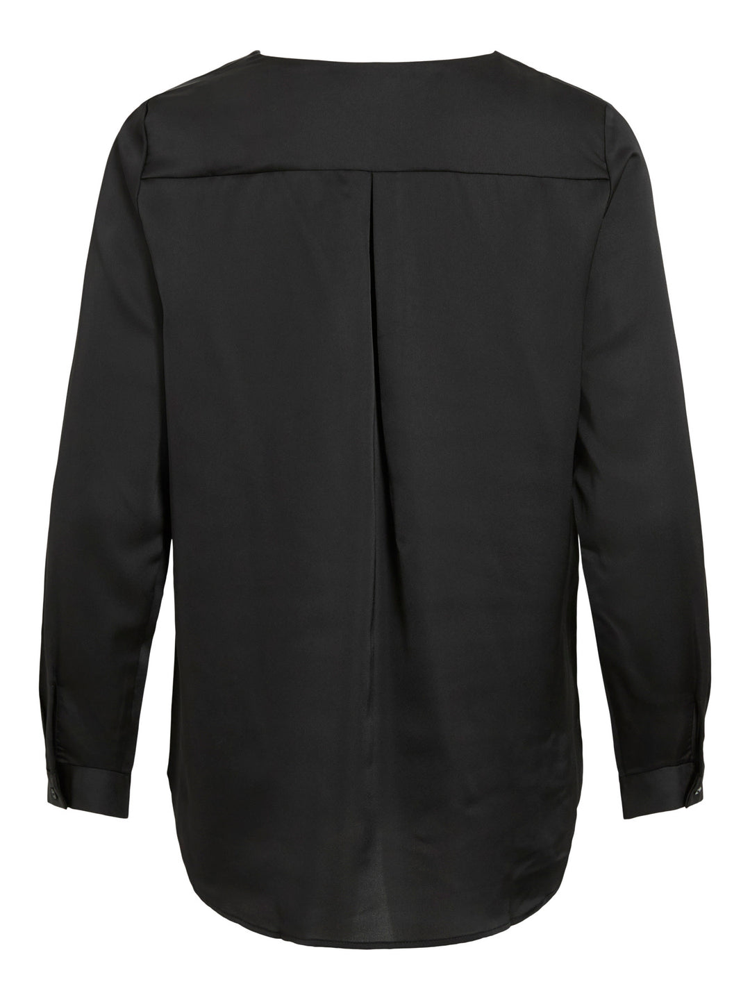 VI ELLETTE V-NECK L/S SATIN SHIRT