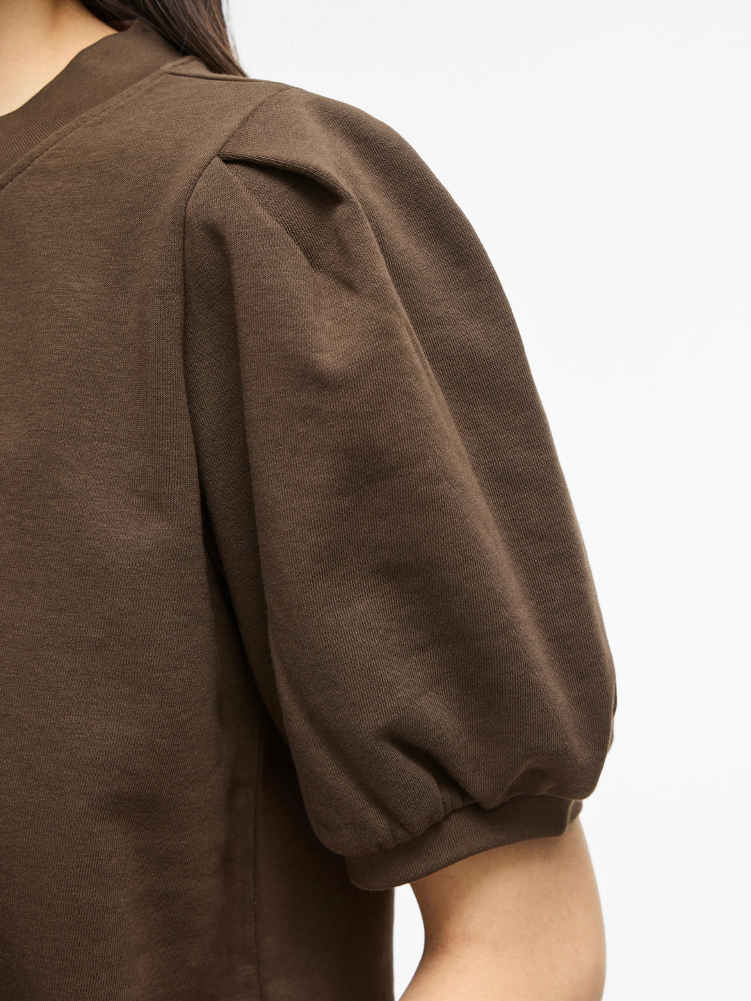 VI HARISA CREW NECK 2/4 SWEAT TOP