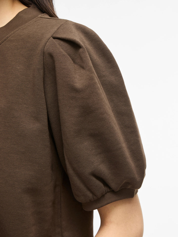 VI HARISA CREW NECK 2/4 SWEAT TOP