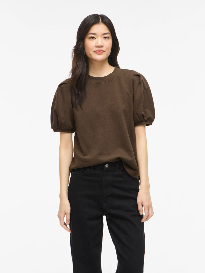 VI HARISA CREW NECK 2/4 SWEAT TOP