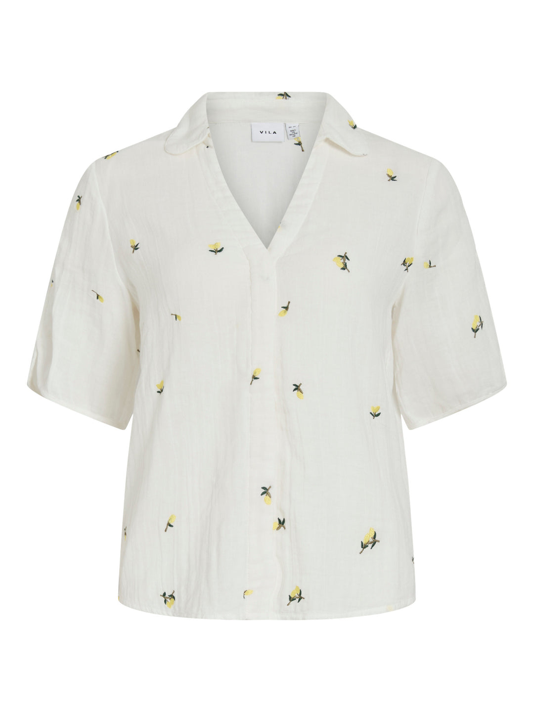 VI BRODERA 2/4 LEMON EMB SHIRT