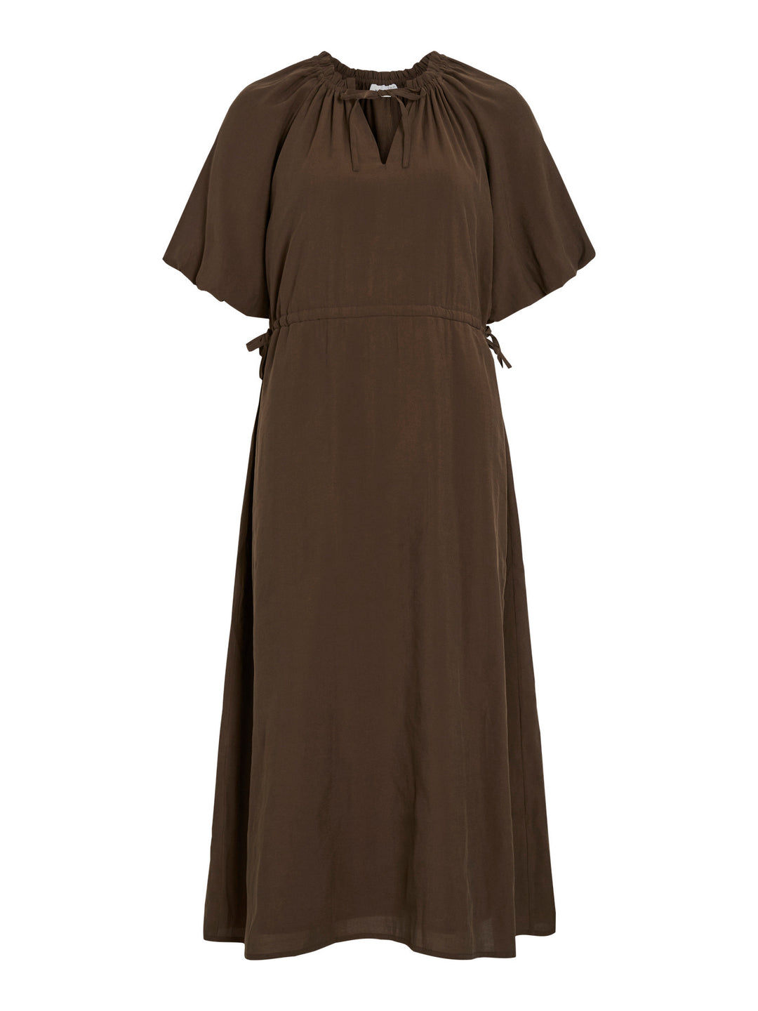 VI HEKLA O-NECK 2/4 MIDI DRESS