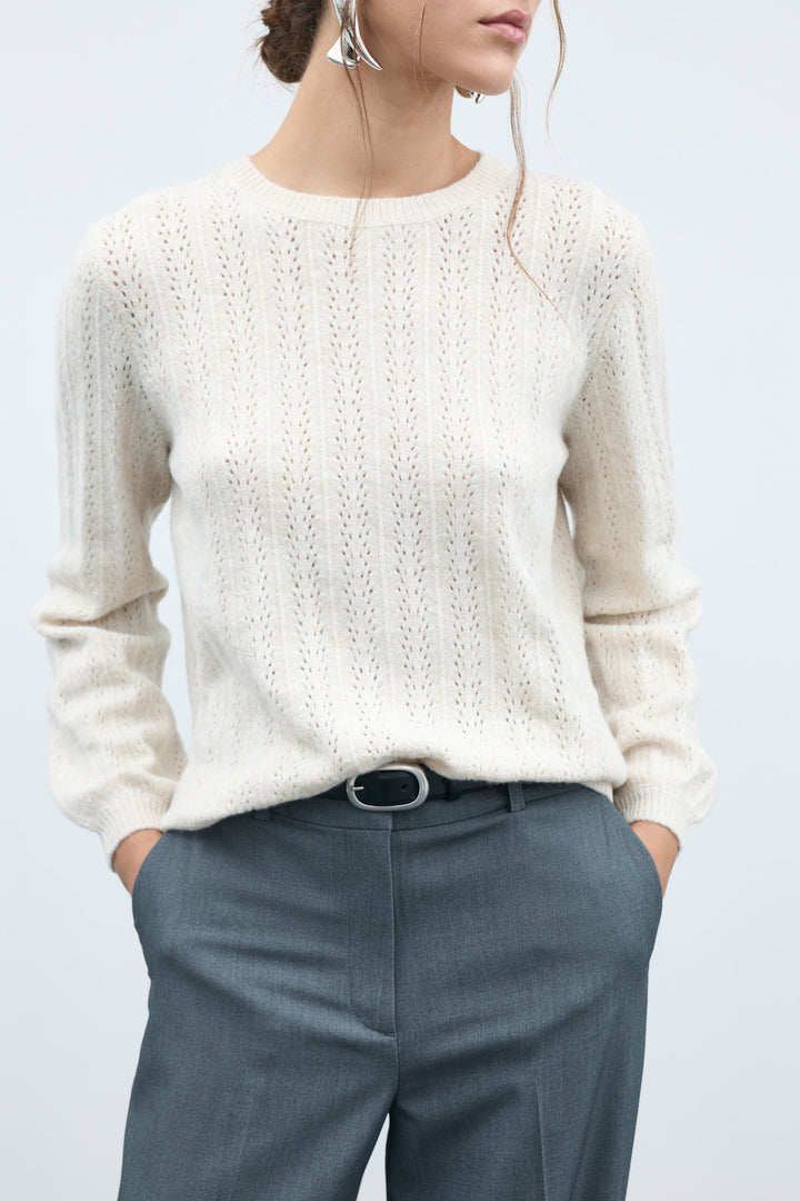 VI LIGA POINTELLE L/S O-NECK TOP