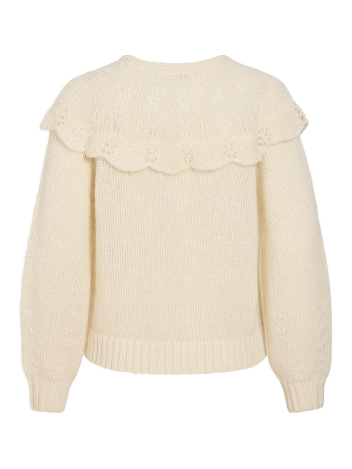 VI MOYANO O-NECK L/S KNIT TOP