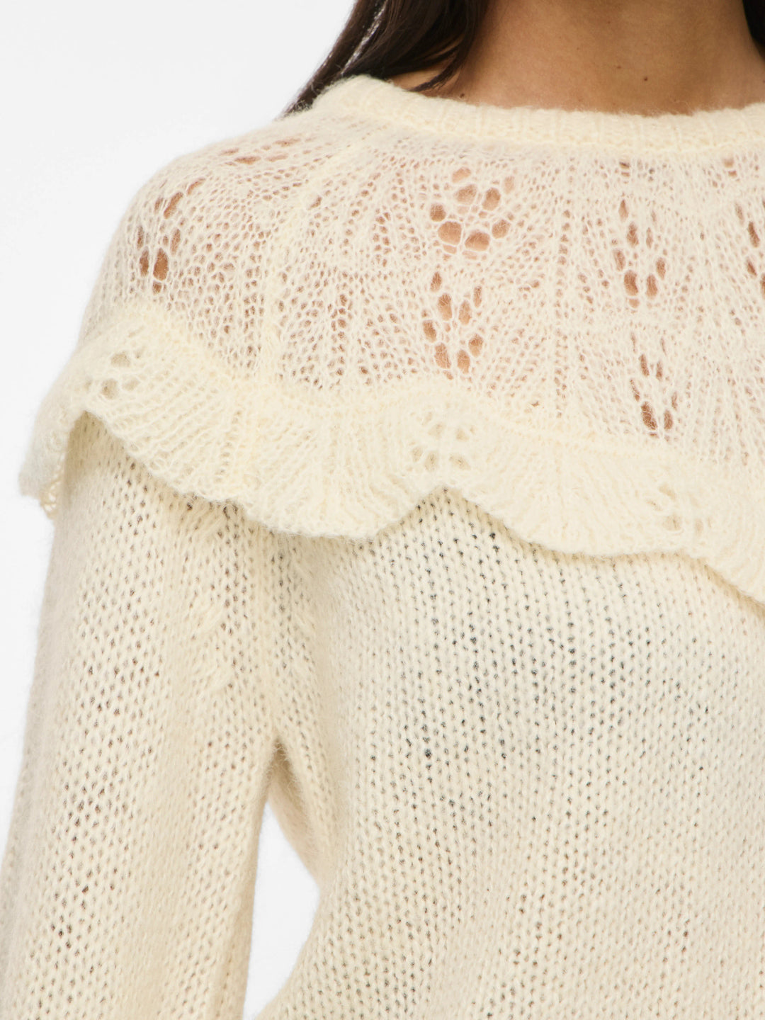 VI MOYANO O-NECK L/S KNIT TOP