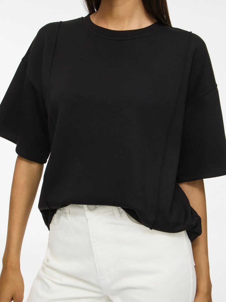 VI TELANA O-NECK 2/4 SWEAT T-SHIRT