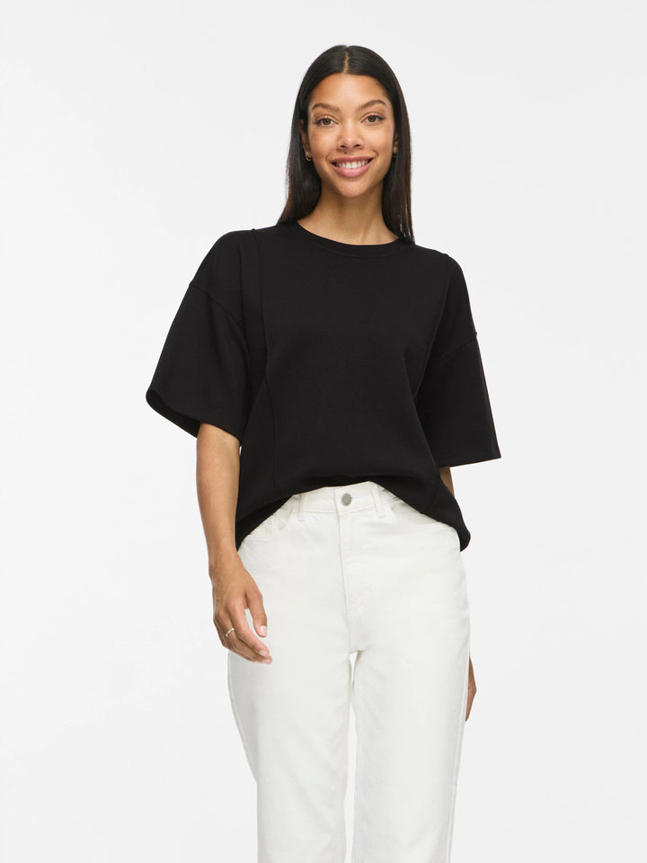 VI TELANA O-NECK 2/4 SWEAT T-SHIRT