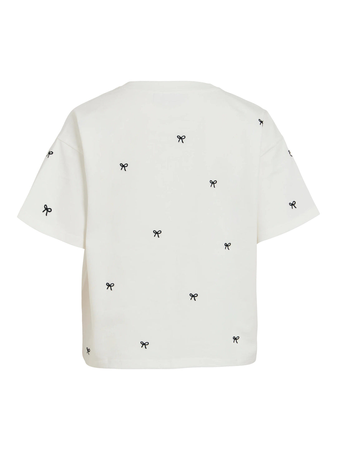 VI MONIE BOW O-NECK S/S T-SHIRT