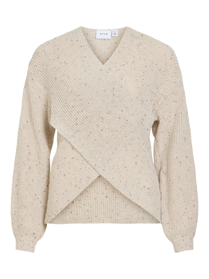 VI SULVANA REV V-NECK L/S KNIT TOP
