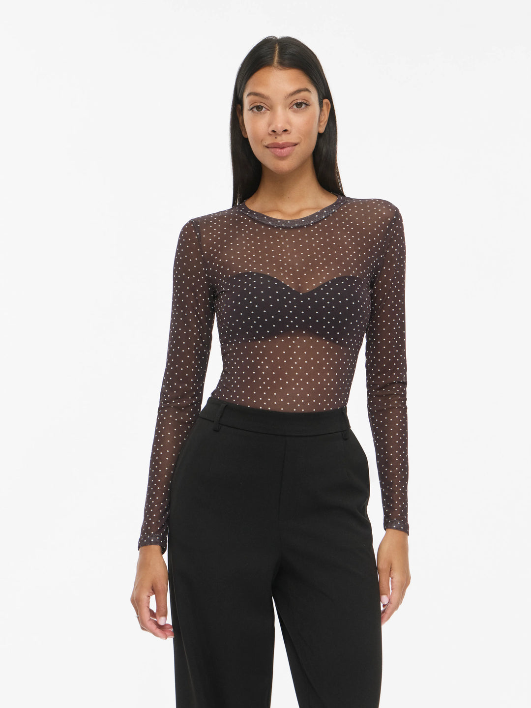 VI VOLETTIS DOA O-NECK L/S TOP