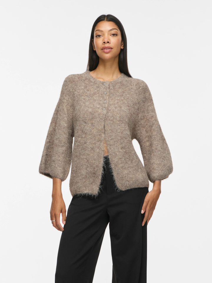 VI BOWS 3/4 KNIT CARDIGAN