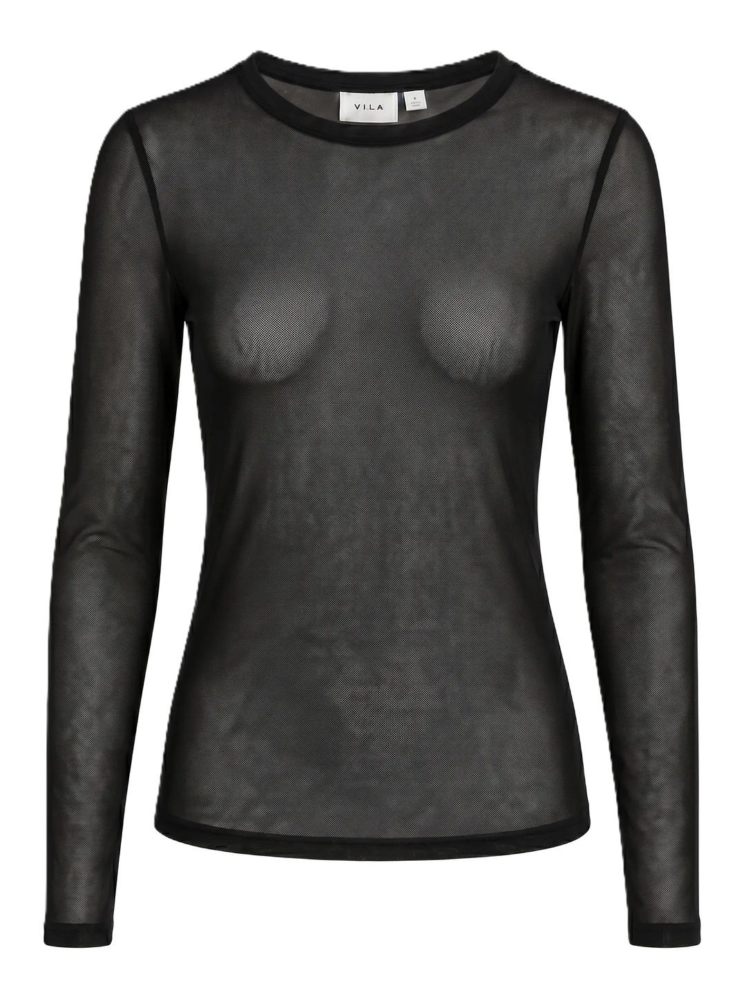 VI ALVA L/S MESH BLOUSE