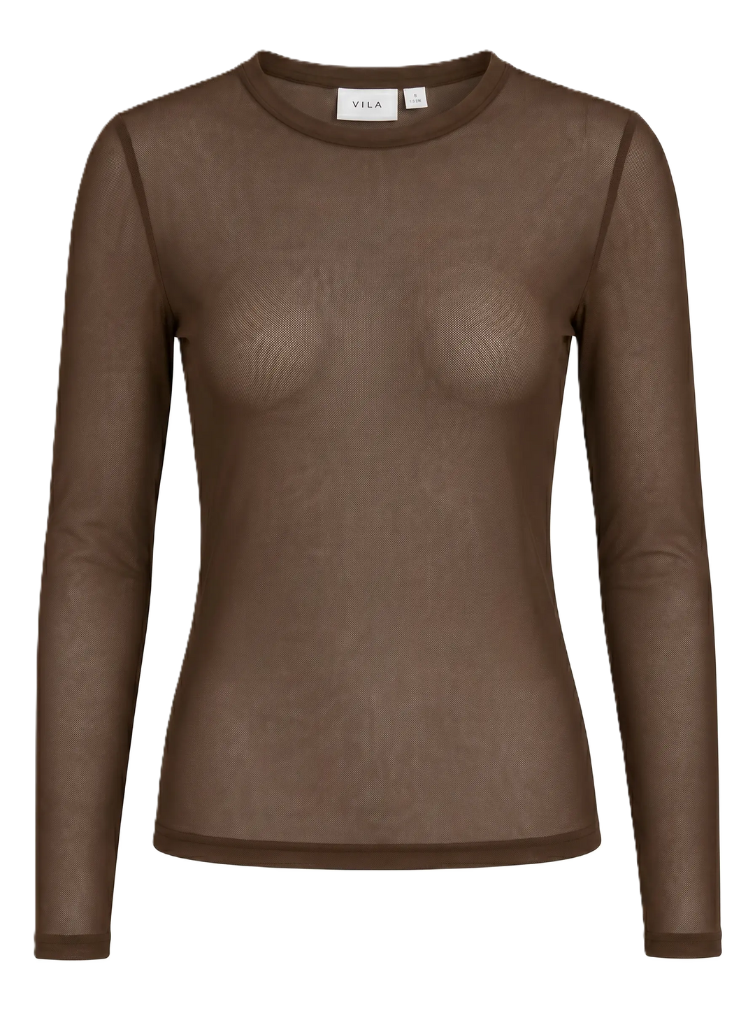 VI ALVA L/S MESH BLOUSE