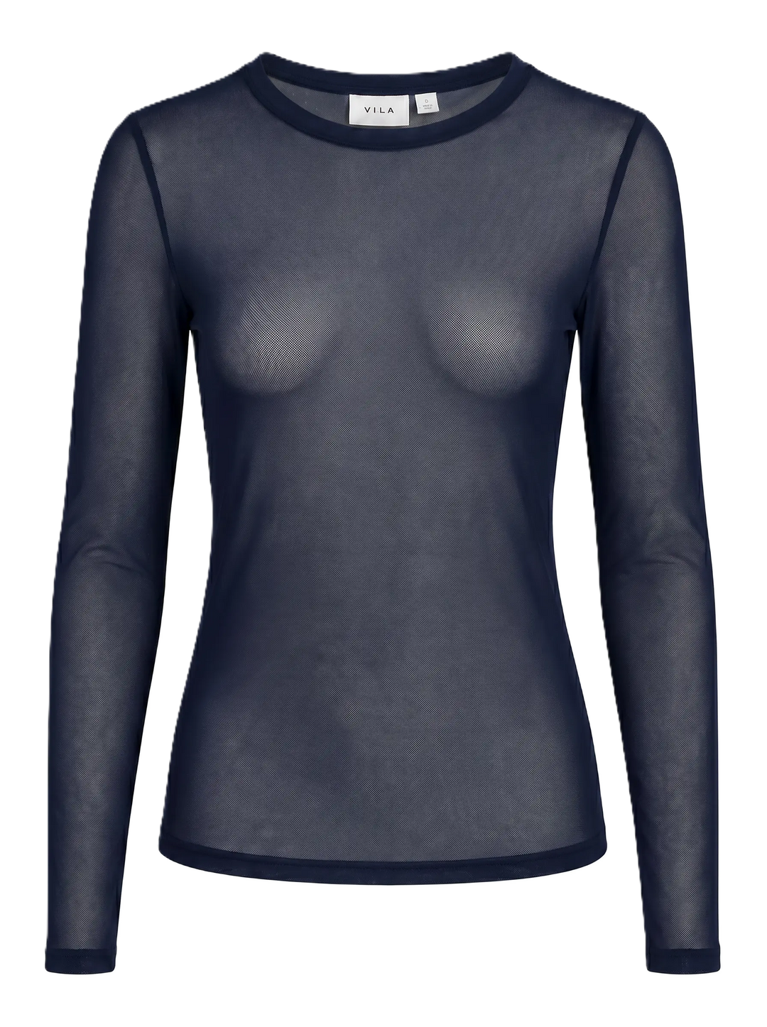 VI ALVA L/S MESH BLOUSE