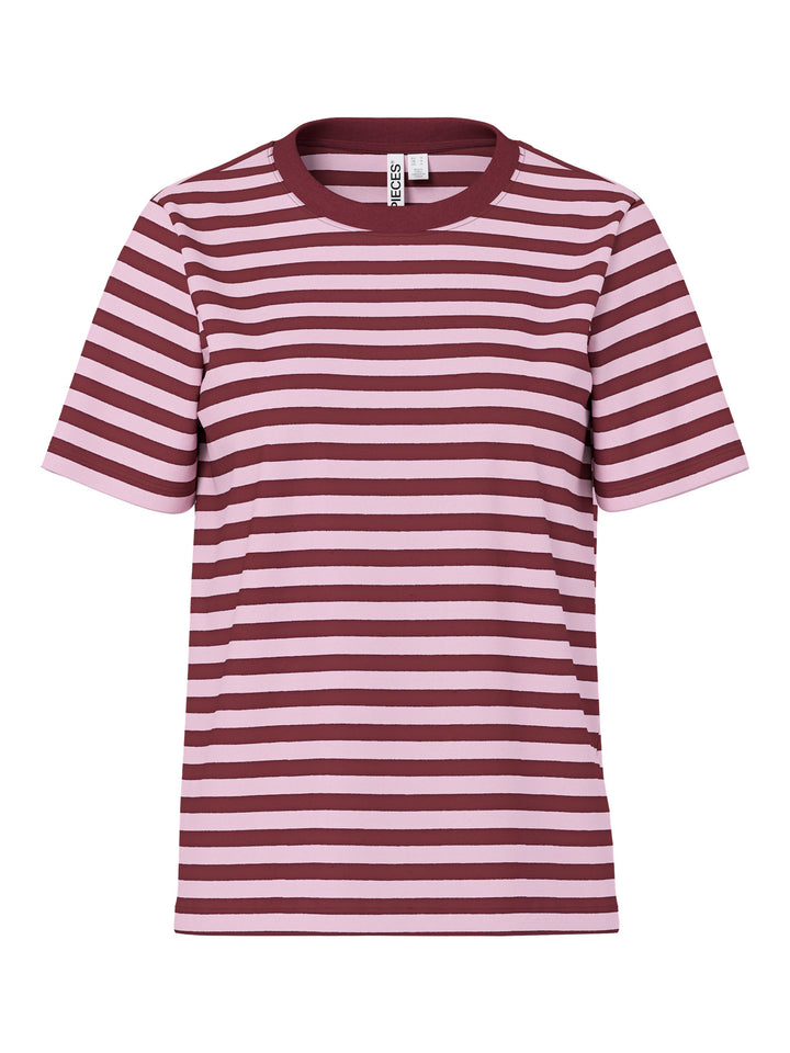 PC RIA SS TEE MULTICOL STRIPES NOOS
