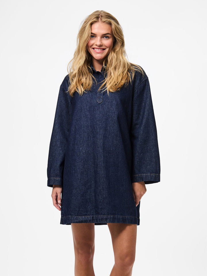 PC Kenya LS A-Shape Denim Dress