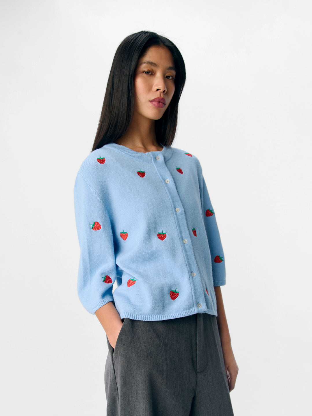 OB THESS 3/4 SLEEVE CARDIGAN