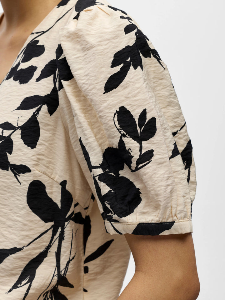 OB JACIRA S/S RE LONG WRAP DRESS