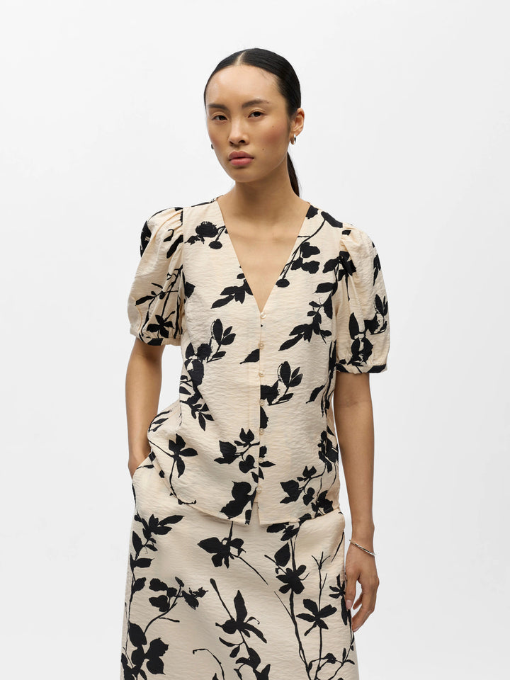 OB JACIRA S/S RE LONG WRAP DRESS
