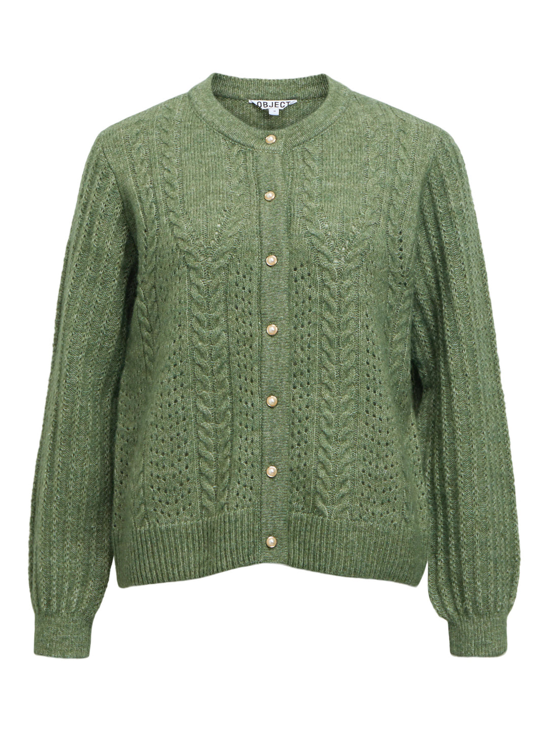 OB FLORA RE LS KNIT BUTTON CARDIGAN