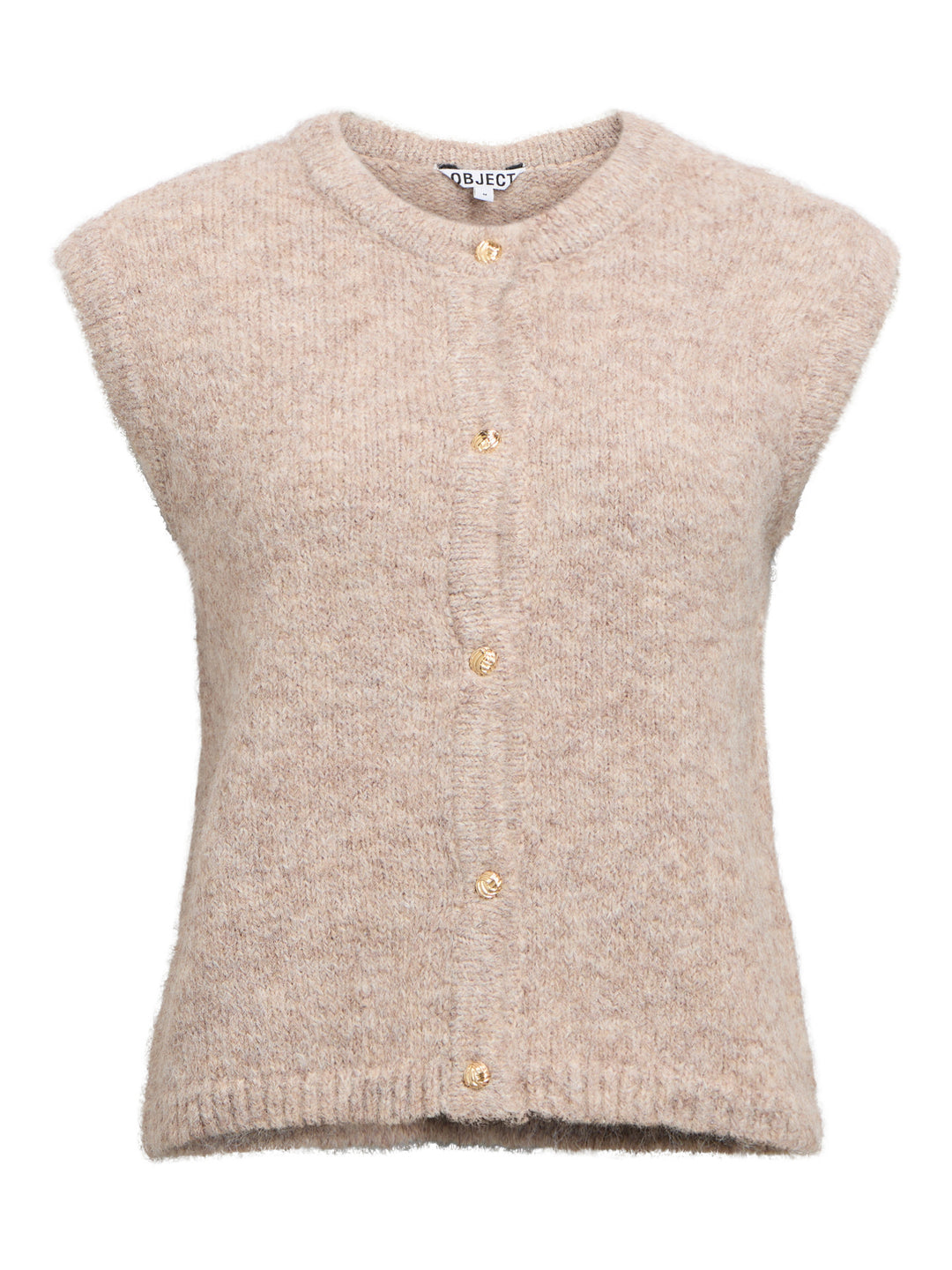 OB SAGGIA RE KNIT VEST CARDIGAN