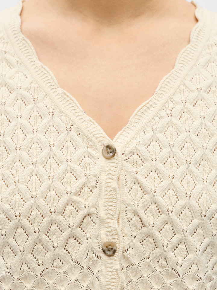 OBJNOA L/S V-NECK KNIT CARDIGAN