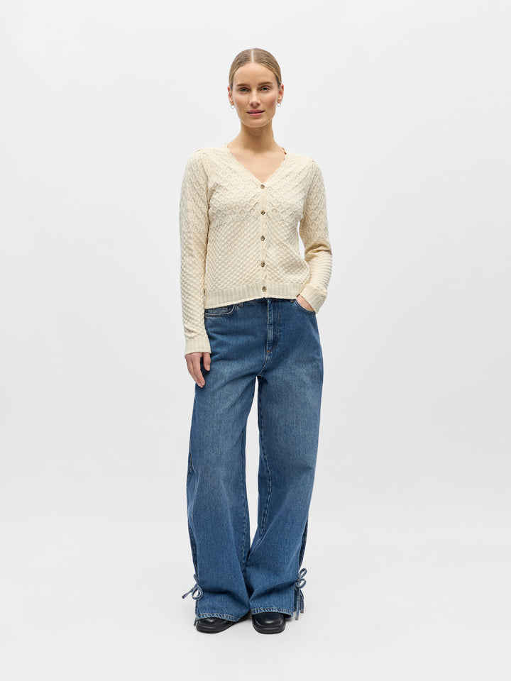 OBJNOA L/S V-NECK KNIT CARDIGAN