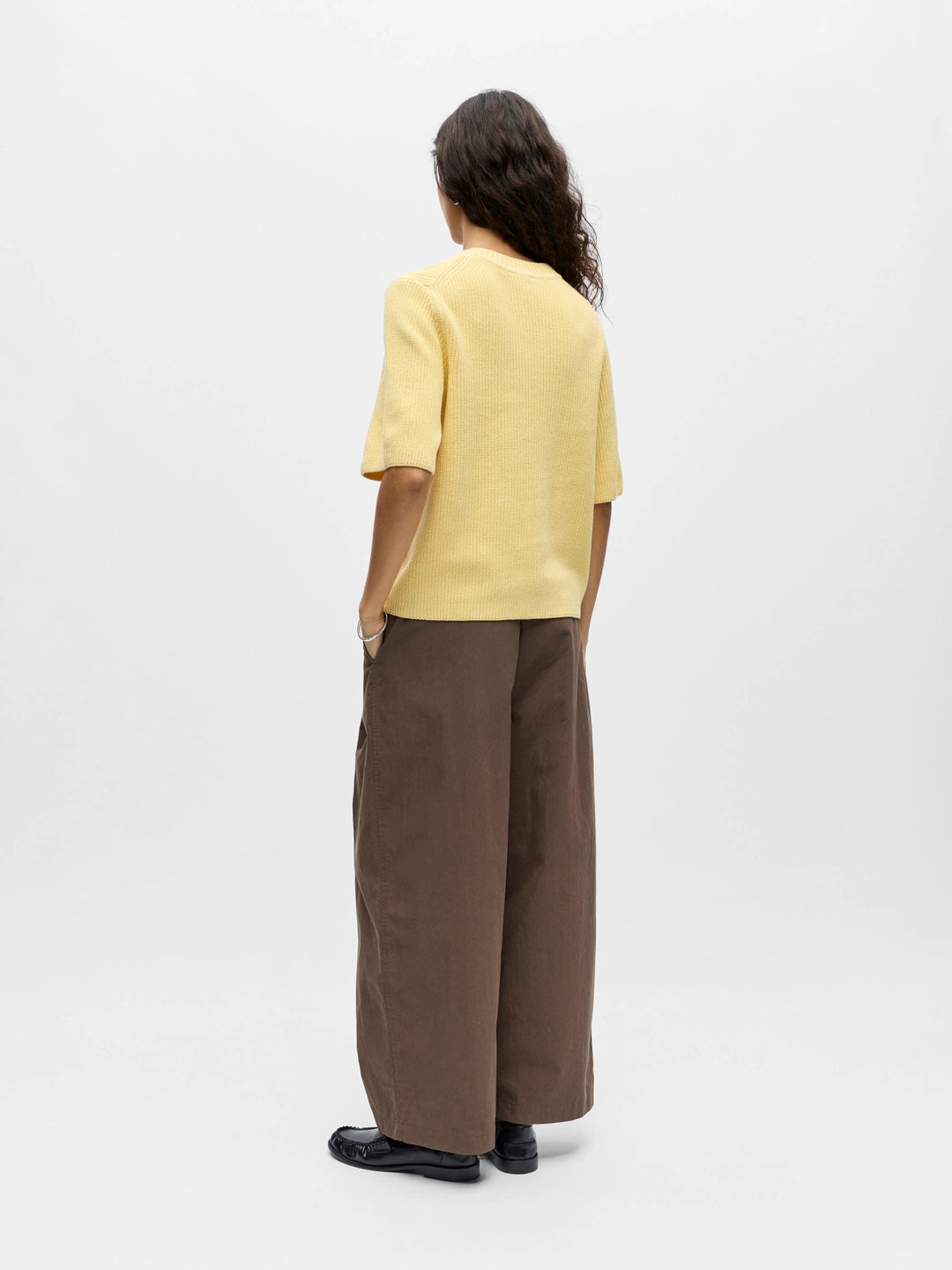 OB FLO S/S RE KNIT PULLOVER