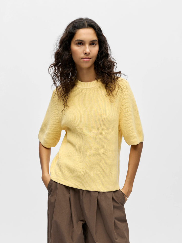 OB FLO S/S RE KNIT PULLOVER